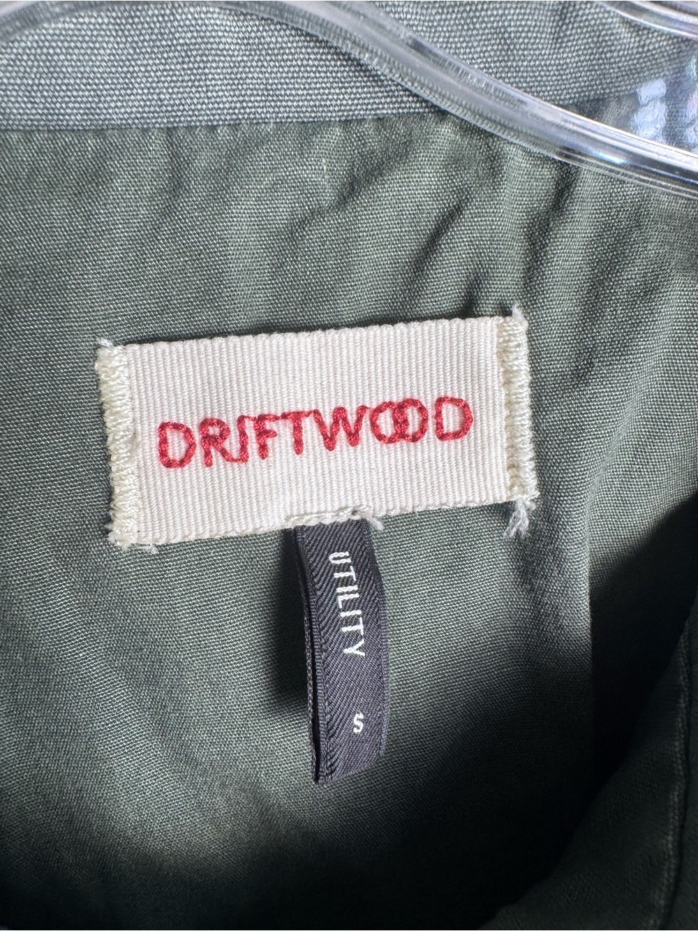 Driftwood Aloe Floral Embroidered Utility Jacket S - Picture 5 of 6